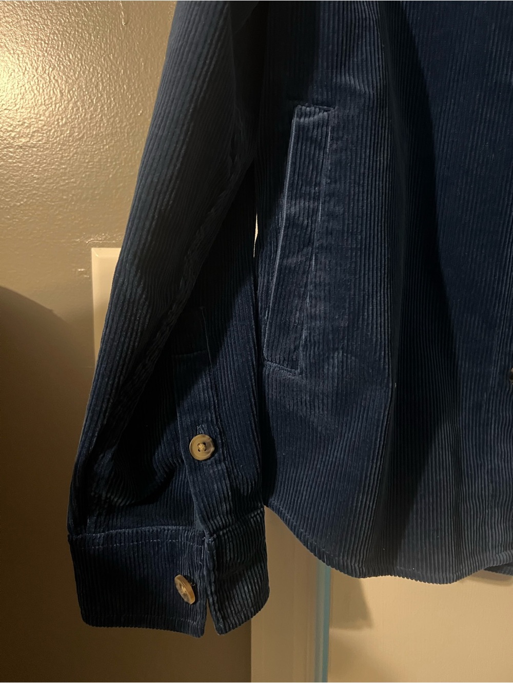 NWT Goodfellow & Co Navy Corduroy Shirt Jacket - Picture 4 of 4